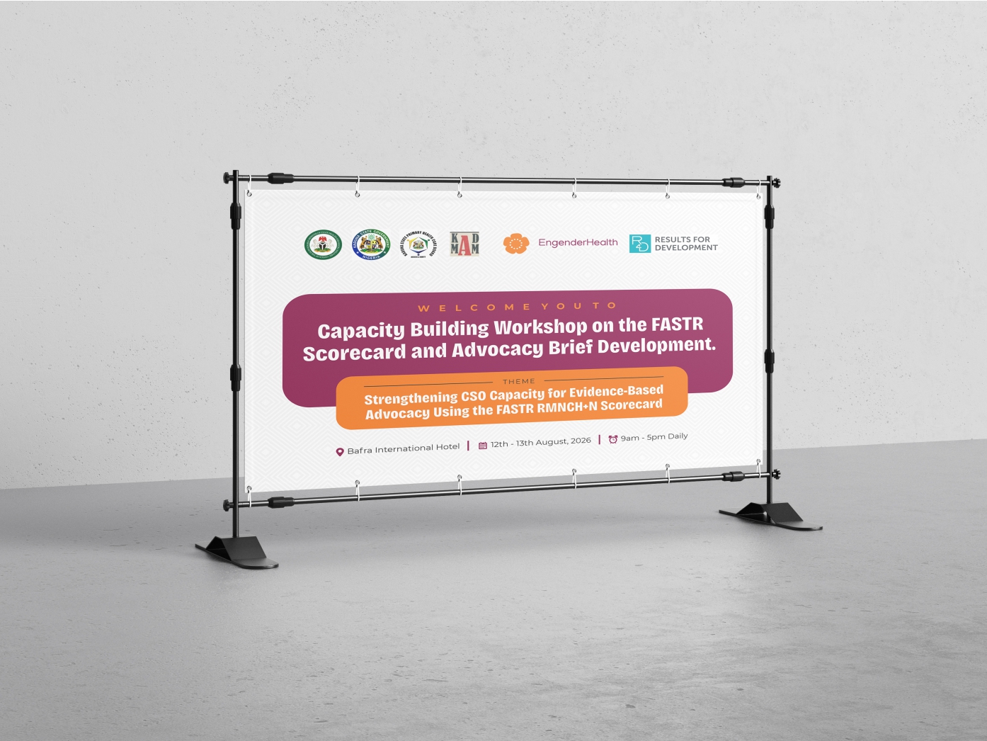 BACKDROP BANNER